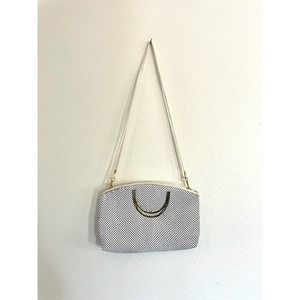 Vintage White Chain Link Mesh Evening Handbags